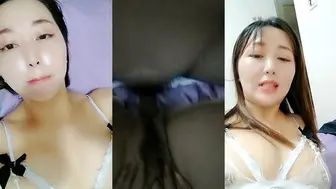 娇羞小姐姐露脸颜值好高，情趣内衣诱惑跟大哥深夜激情啪啪，无套爆草抽插让大哥射在嘴边舔精液吃不要错过