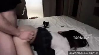 美乳御姐【困困狗】付费资源_穿着黑丝和JK服给爸爸操，扇了几个巴掌直接高潮了