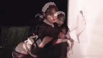 辛尤里粗爆性交：征服坏女仆，激情征服之旅