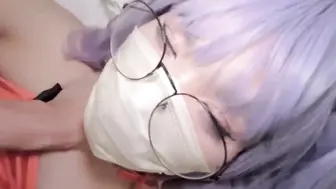 COS女神万圣节无限内射性感眼镜娘